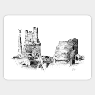 Aberystwyth Castle Sticker